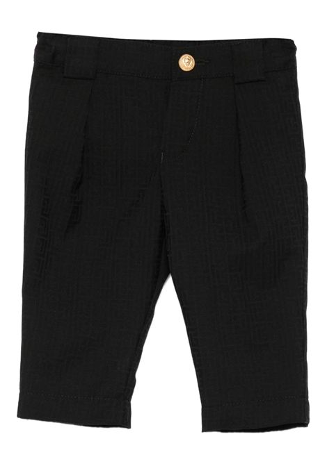Pantaloni con pieghe e logo BALMAIN KIDS | BX6610 I0291930OR
